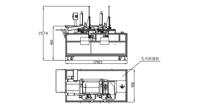 毛巾折疊機